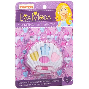 Набор детской декоративной косметики Bondibon Eva Moda Ракушка с тенями