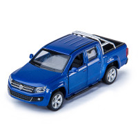 Машина Volkswagen Amarok дв.откр., цв.син., инерц., металл 1/46