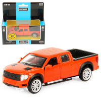 Машина Ford F-150 SVT Raptor дв.откр., цв.оранж., инерц., метал 1/52