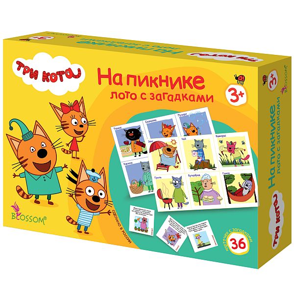 Лото На пикнике с загадками