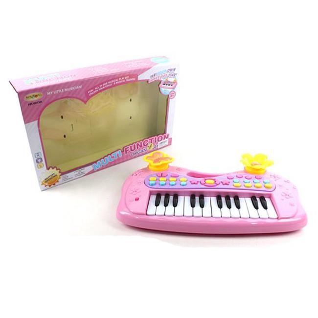 Музыкальная Пианино для девочки 24 клав свет на батар.